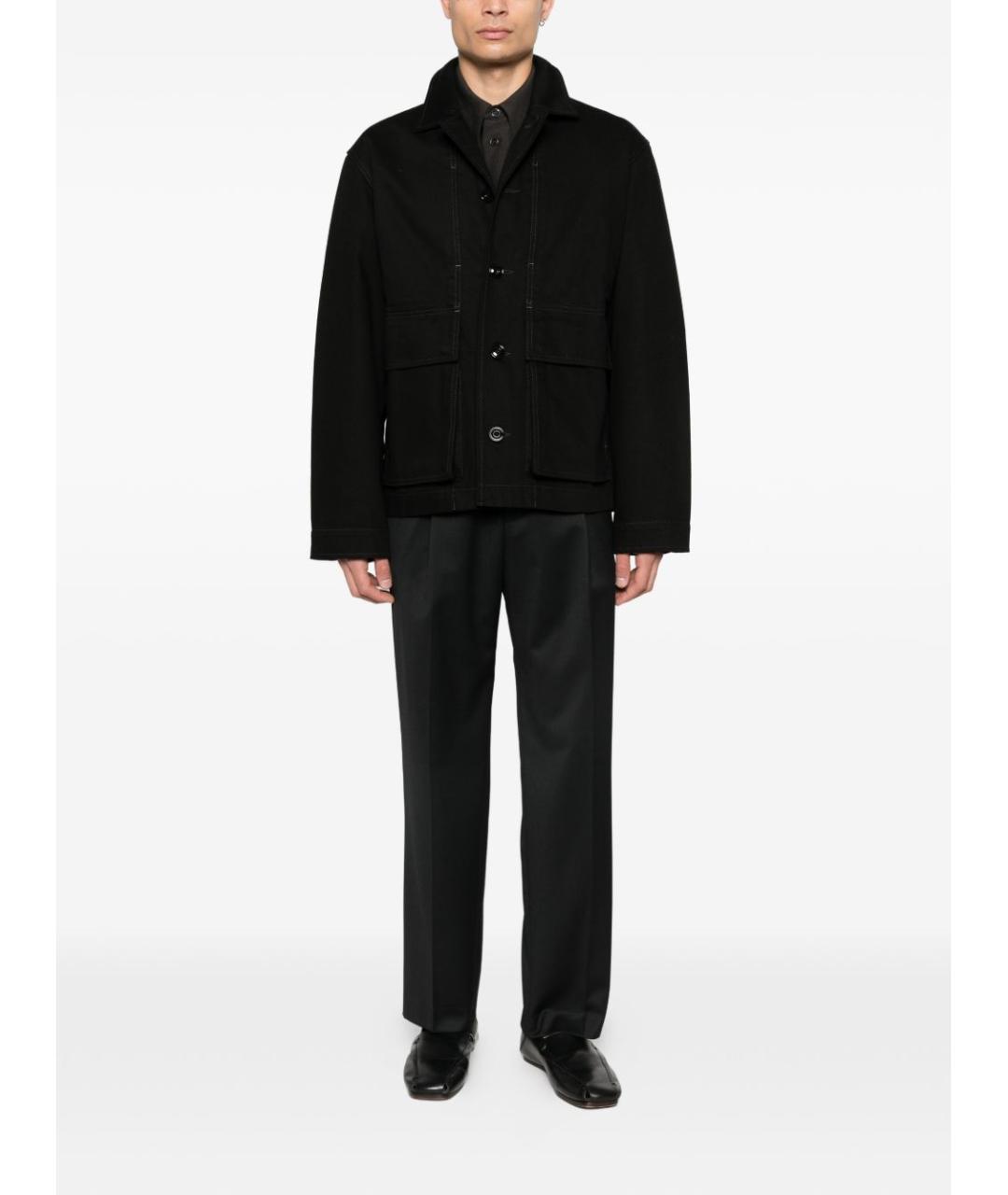 LEMAIRE Черная деним куртка, фото 4