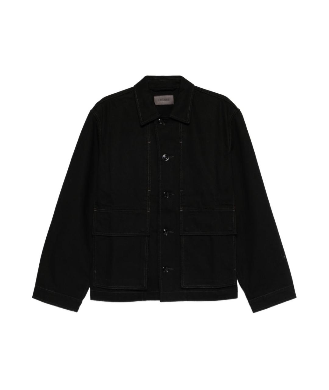 LEMAIRE Черная деним куртка, фото 1