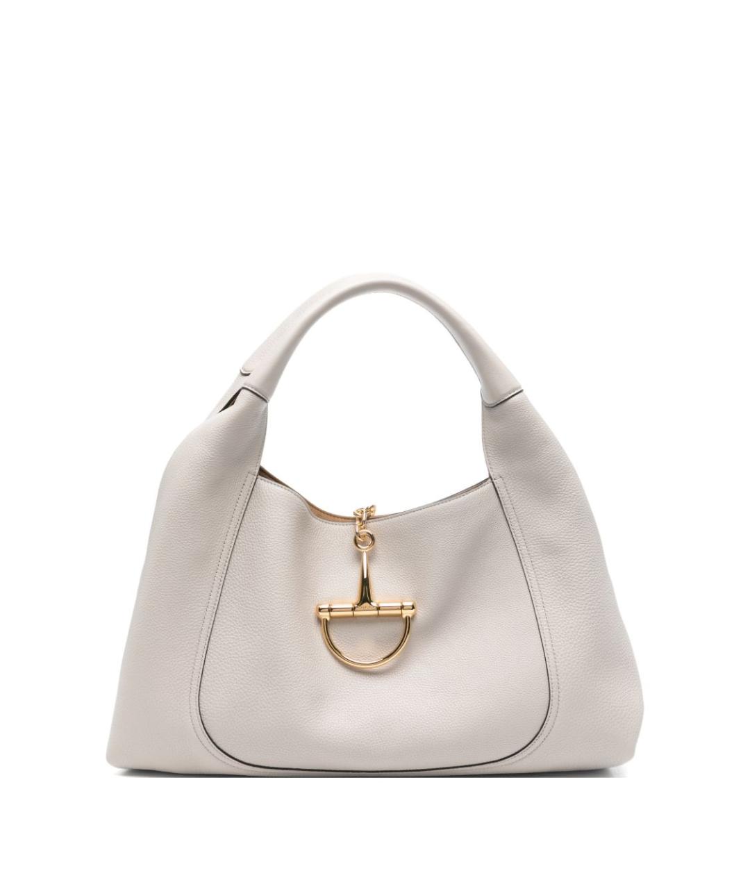 GUCCI Белая кожаная сумка тоут, фото 1