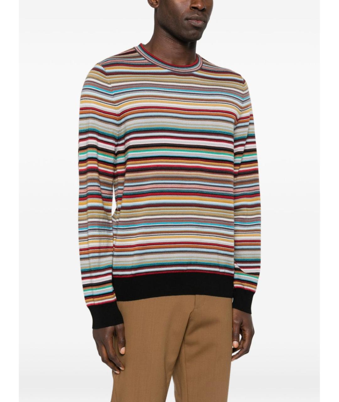 PAUL SMITH Мульти шерстяной джемпер / свитер, фото 2