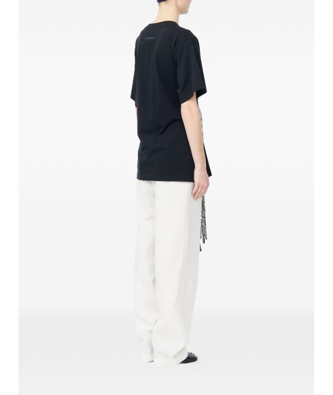 MM6 MAISON MARGIELA Черная футболка, фото 4