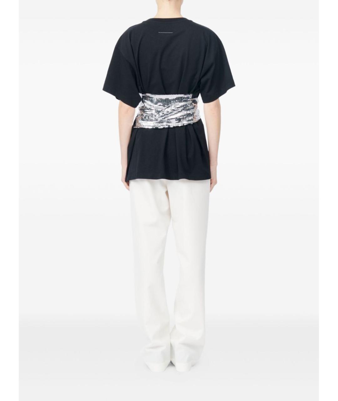 MM6 MAISON MARGIELA Черная футболка, фото 3