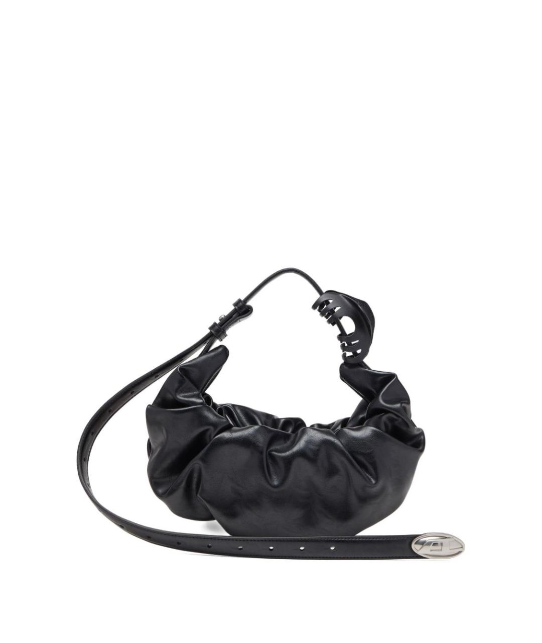 DIESEL Черная сумка с короткими ручками, фото 3