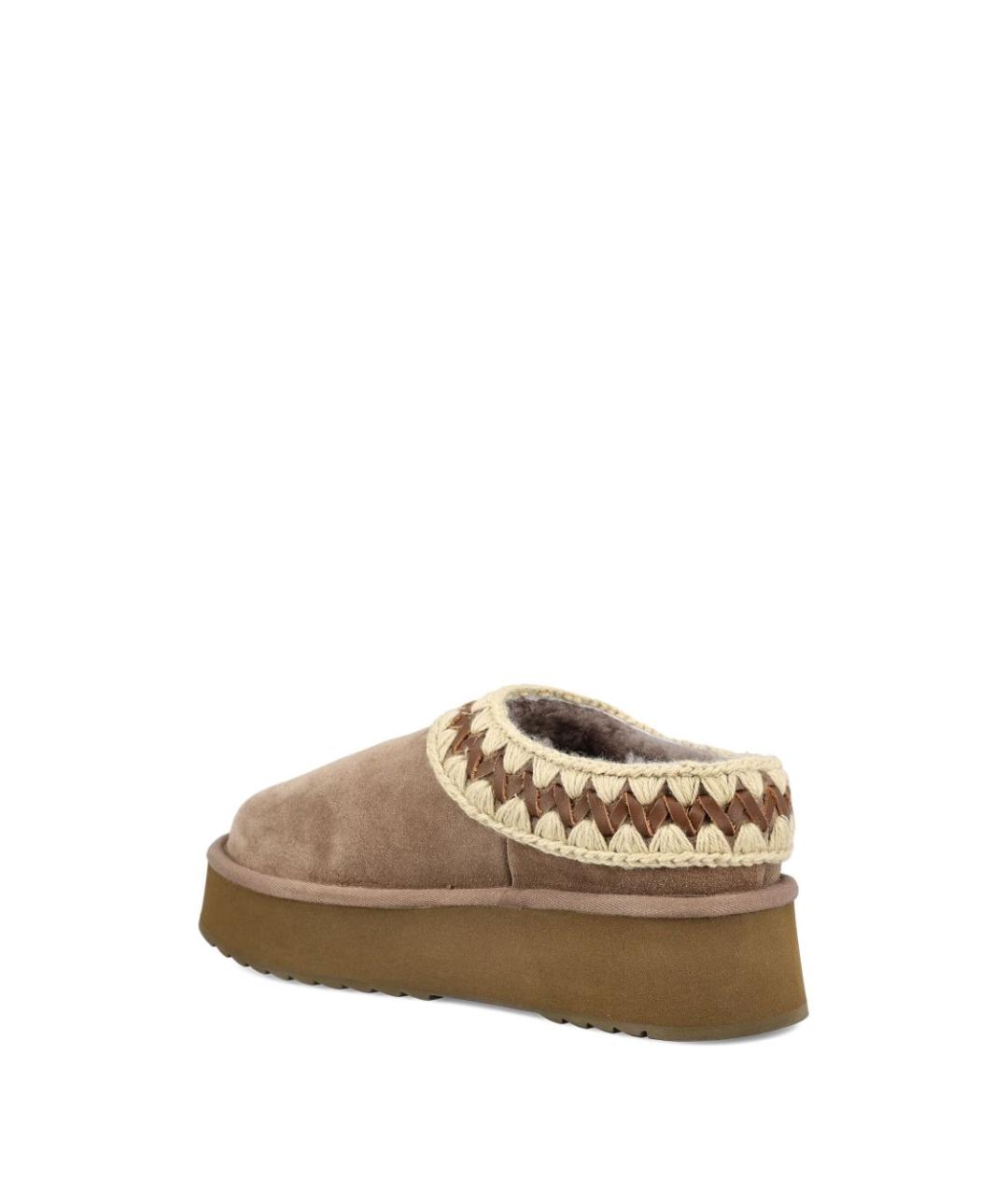 MOU Серые замшевые мюли, фото 3