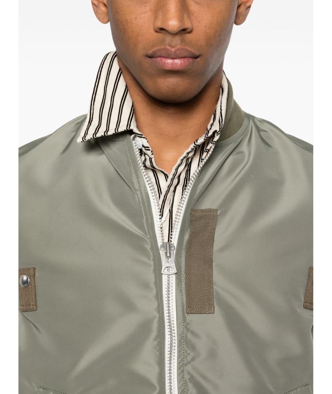 SACAI Хаки куртка, фото 4