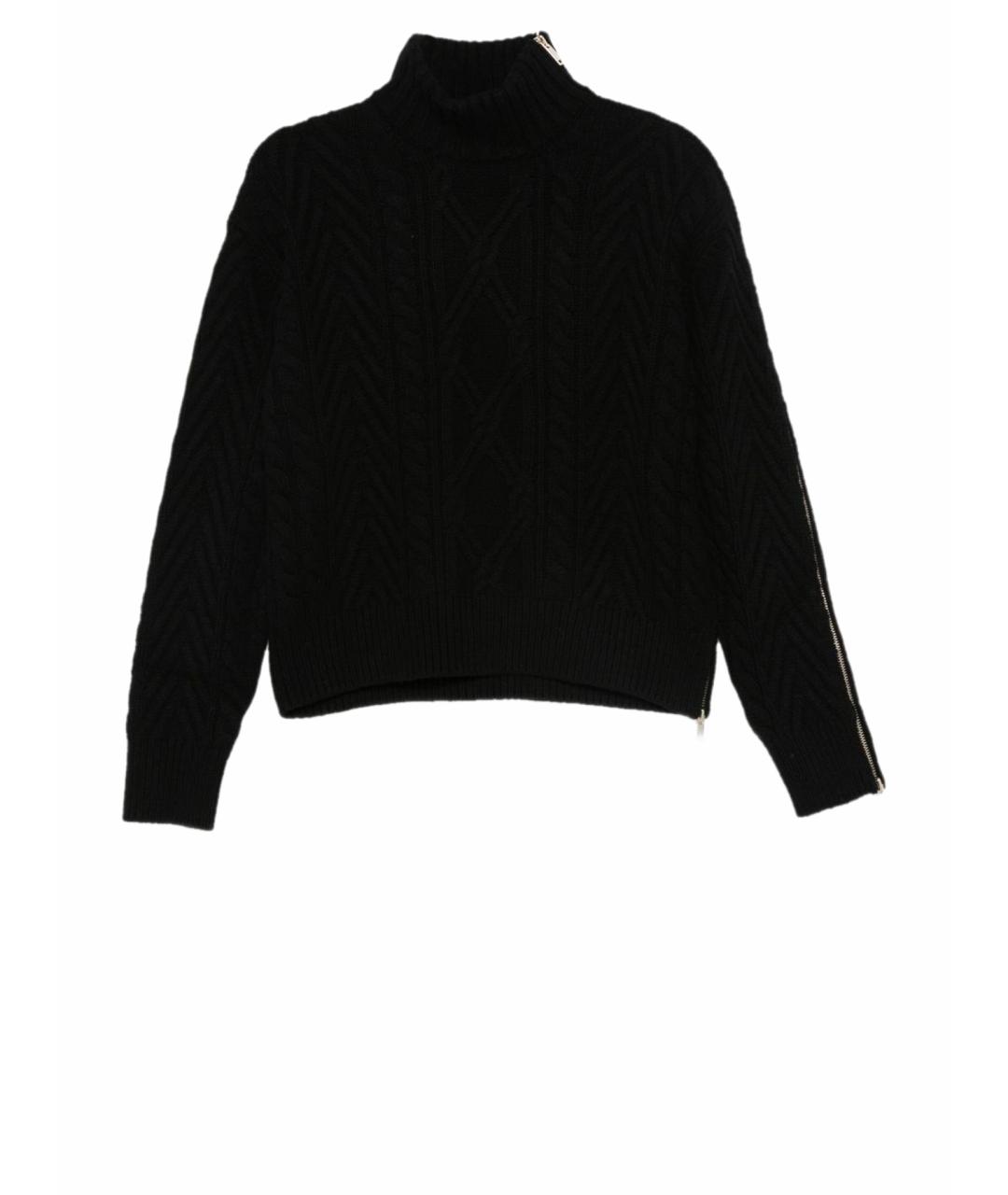SEMICOUTURE Черный шерстяной джемпер / свитер, фото 1