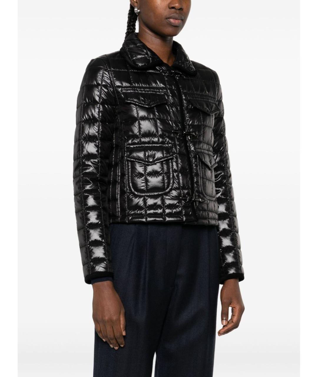 FAY Черная полиамидовая куртка, фото 5