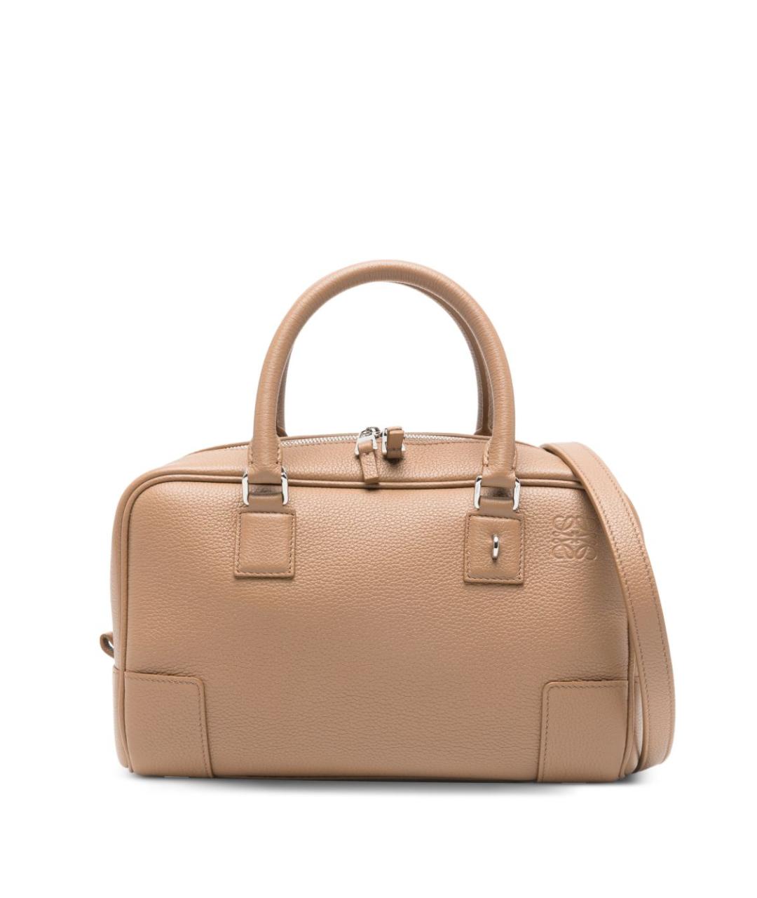 LOEWE Бежевая кожаная сумка тоут, фото 1