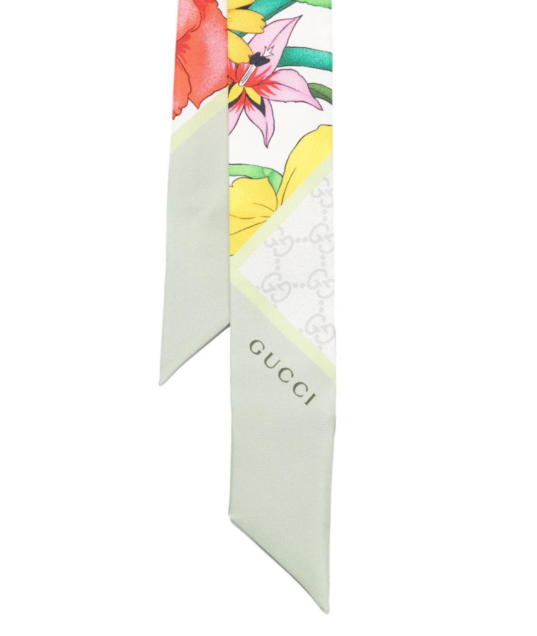 GUCCI Мульти шелковый платок, фото 2