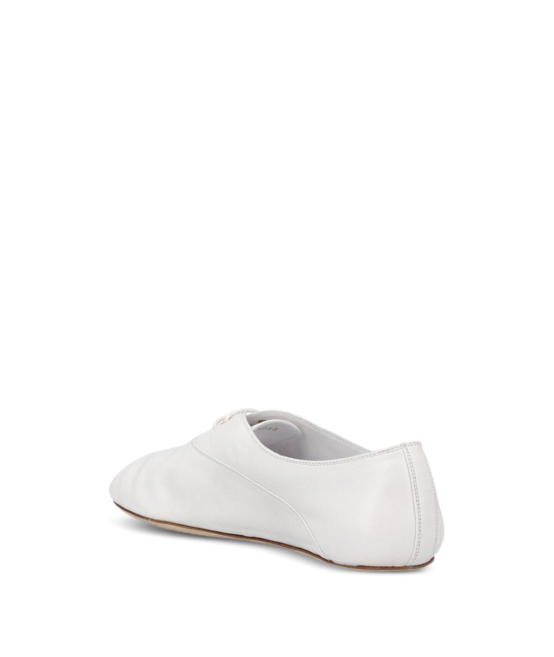 CELINE Белые кожаные кроссовки, фото 3