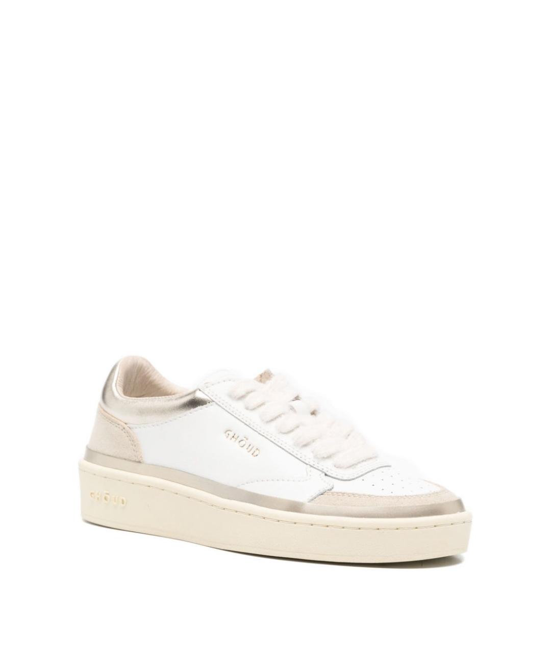 GHOUD Белые кожаные кроссовки, фото 2
