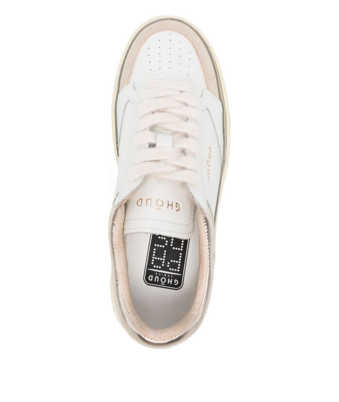 GHOUD Белые кожаные кроссовки, фото 4