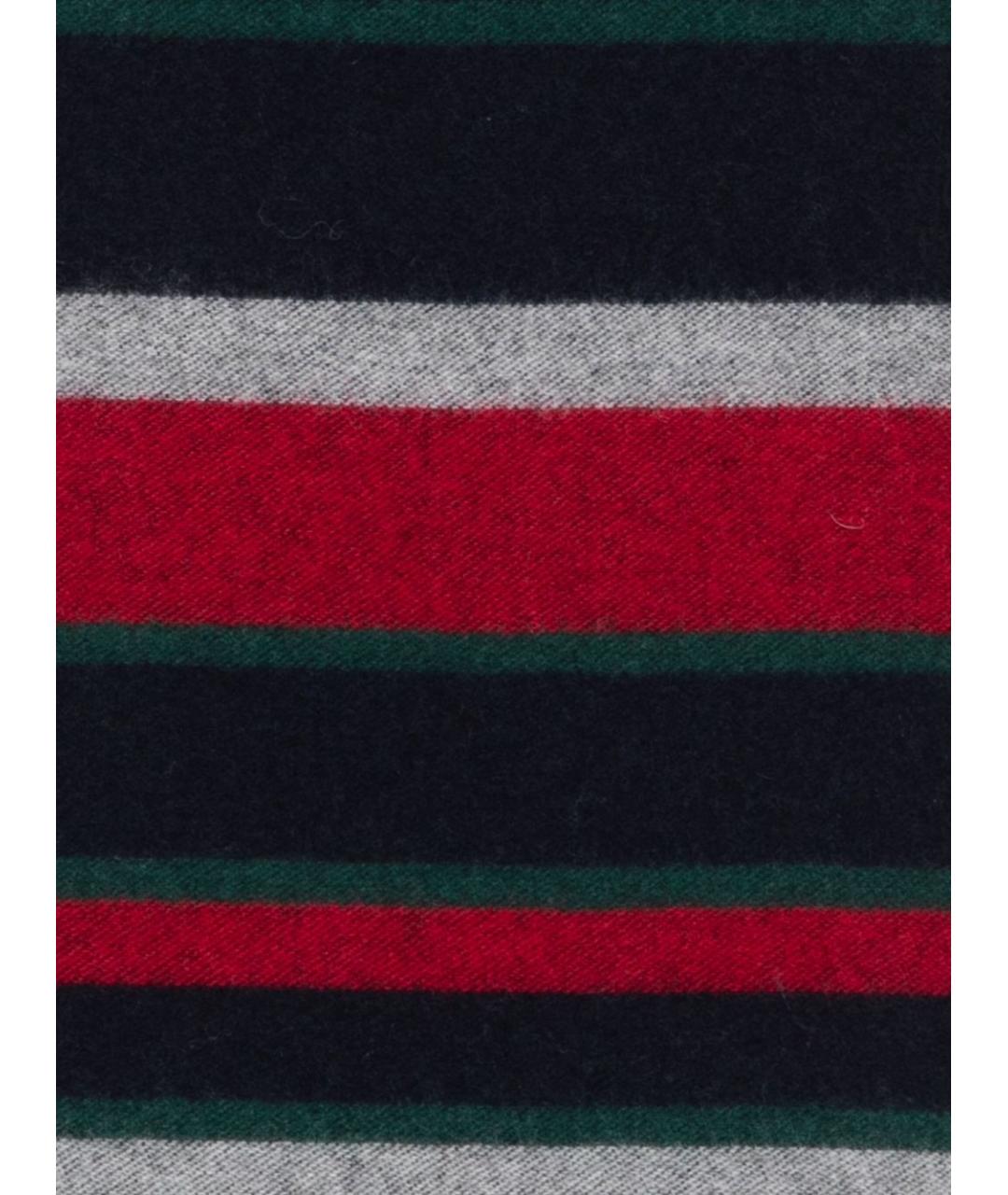 PAUL SMITH Синий шерстяной шарф, фото 2