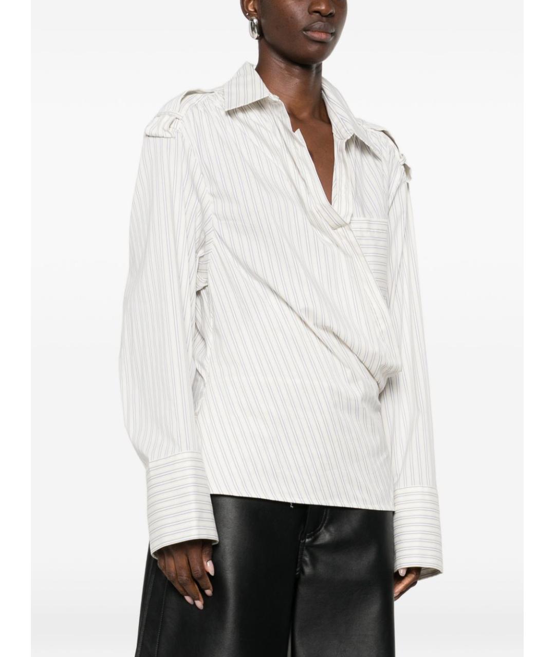 IRO Белая хлопковая рубашка, фото 3