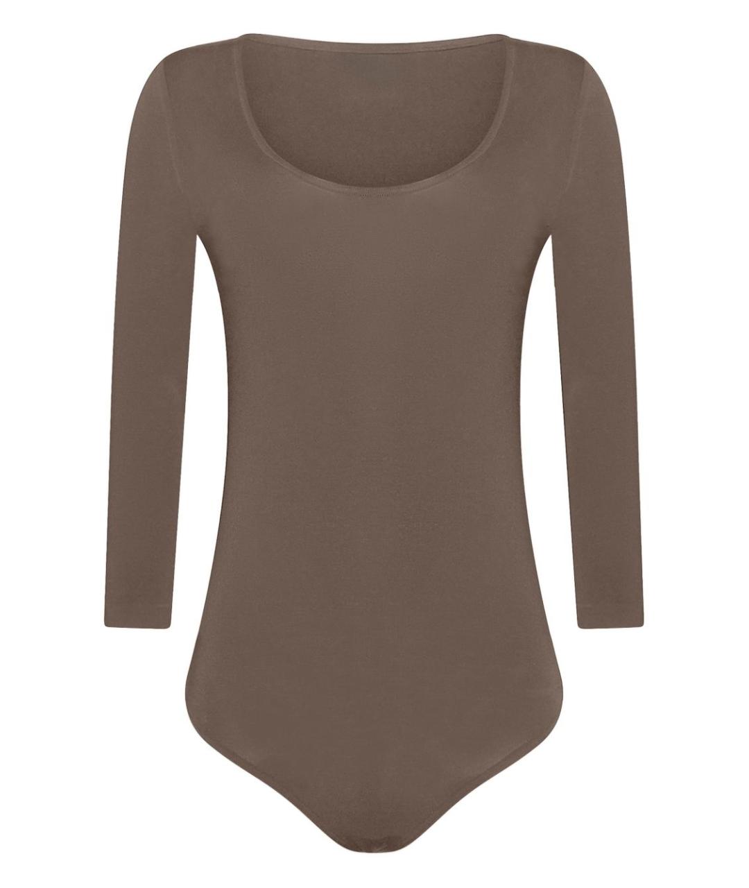 WOLFORD Коричневая майка, фото 1