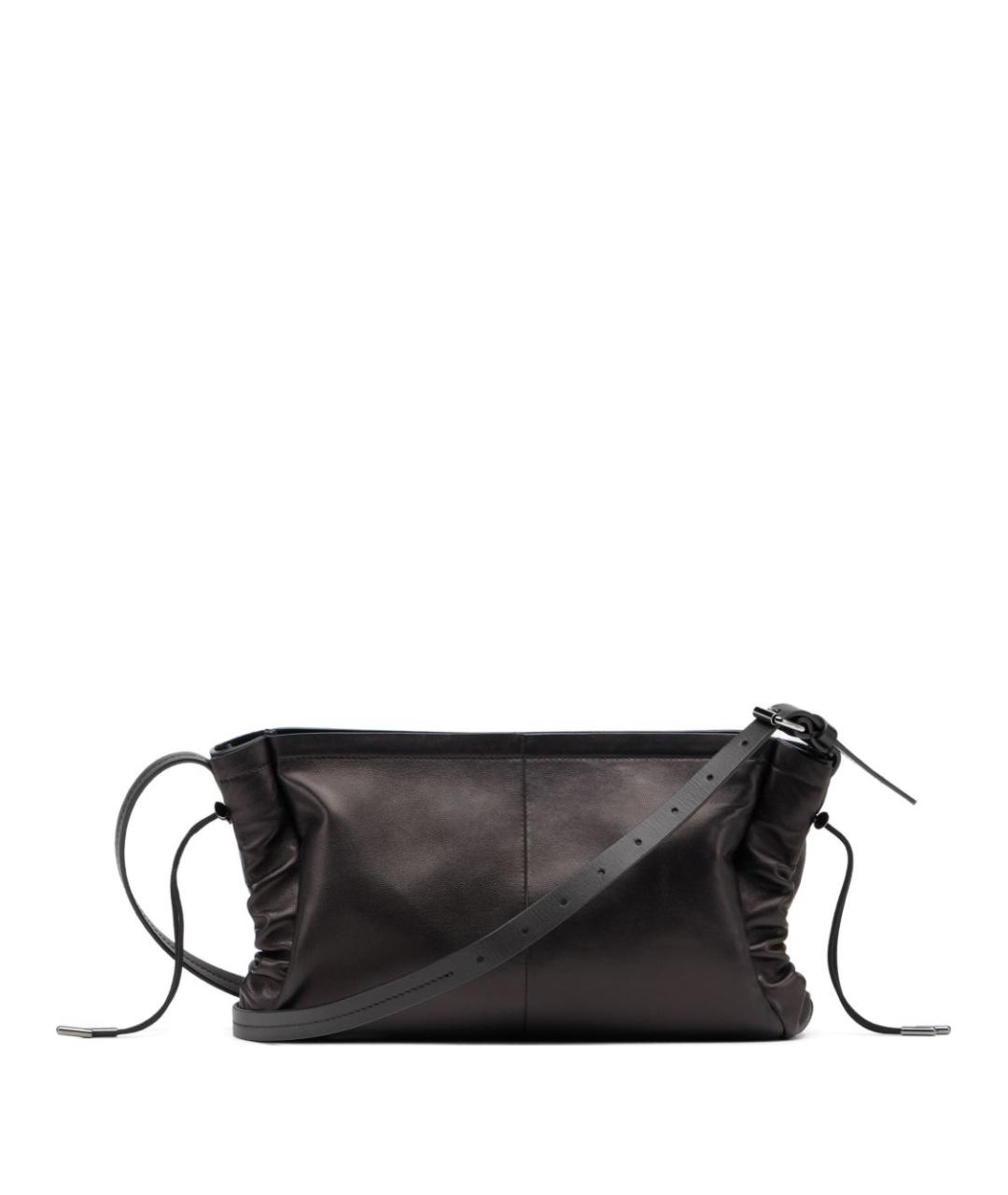 MAISON MARGIELA Черная кожаная сумка через плечо, фото 1