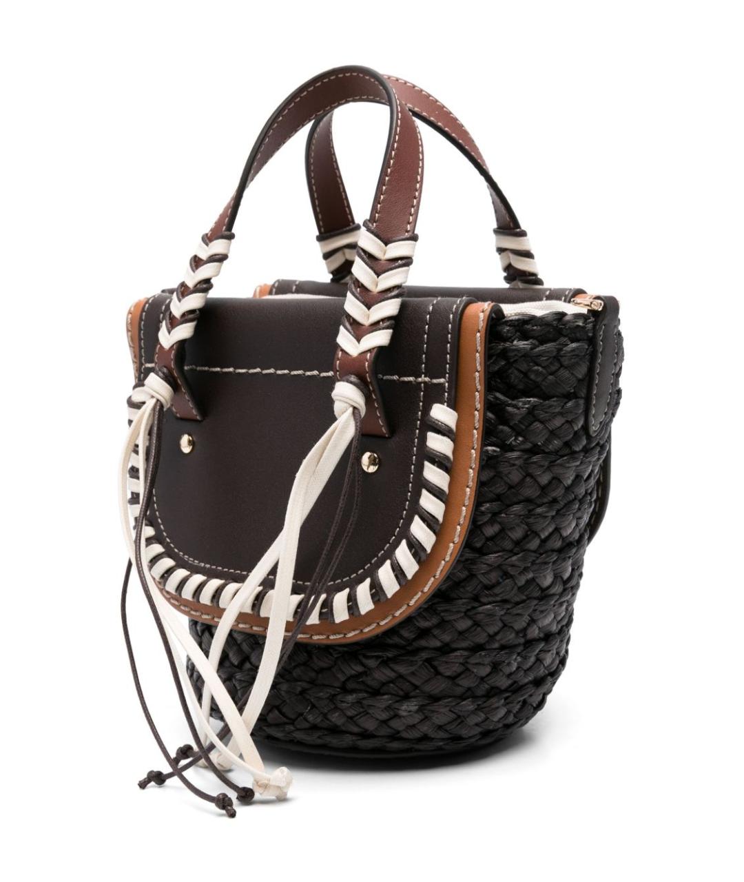 CUBA LAB Коричневая кожаная сумка с короткими ручками, фото 5