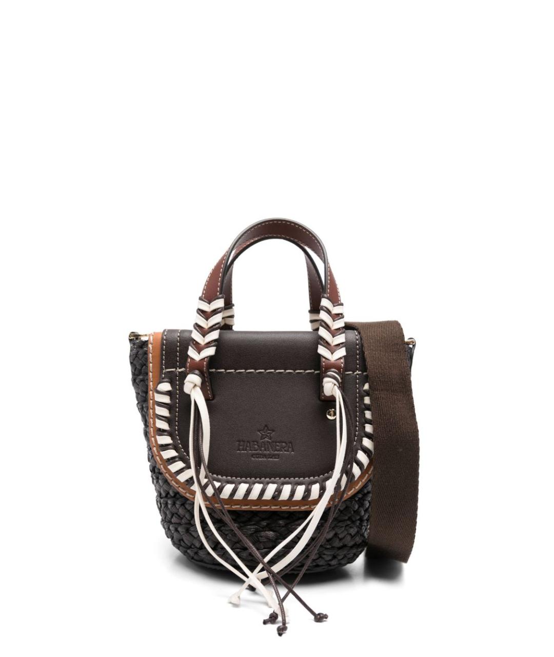 CUBA LAB Коричневая кожаная сумка с короткими ручками, фото 1