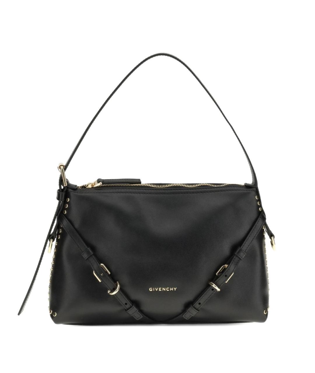 GIVENCHY Черная кожаная сумка через плечо, фото 1
