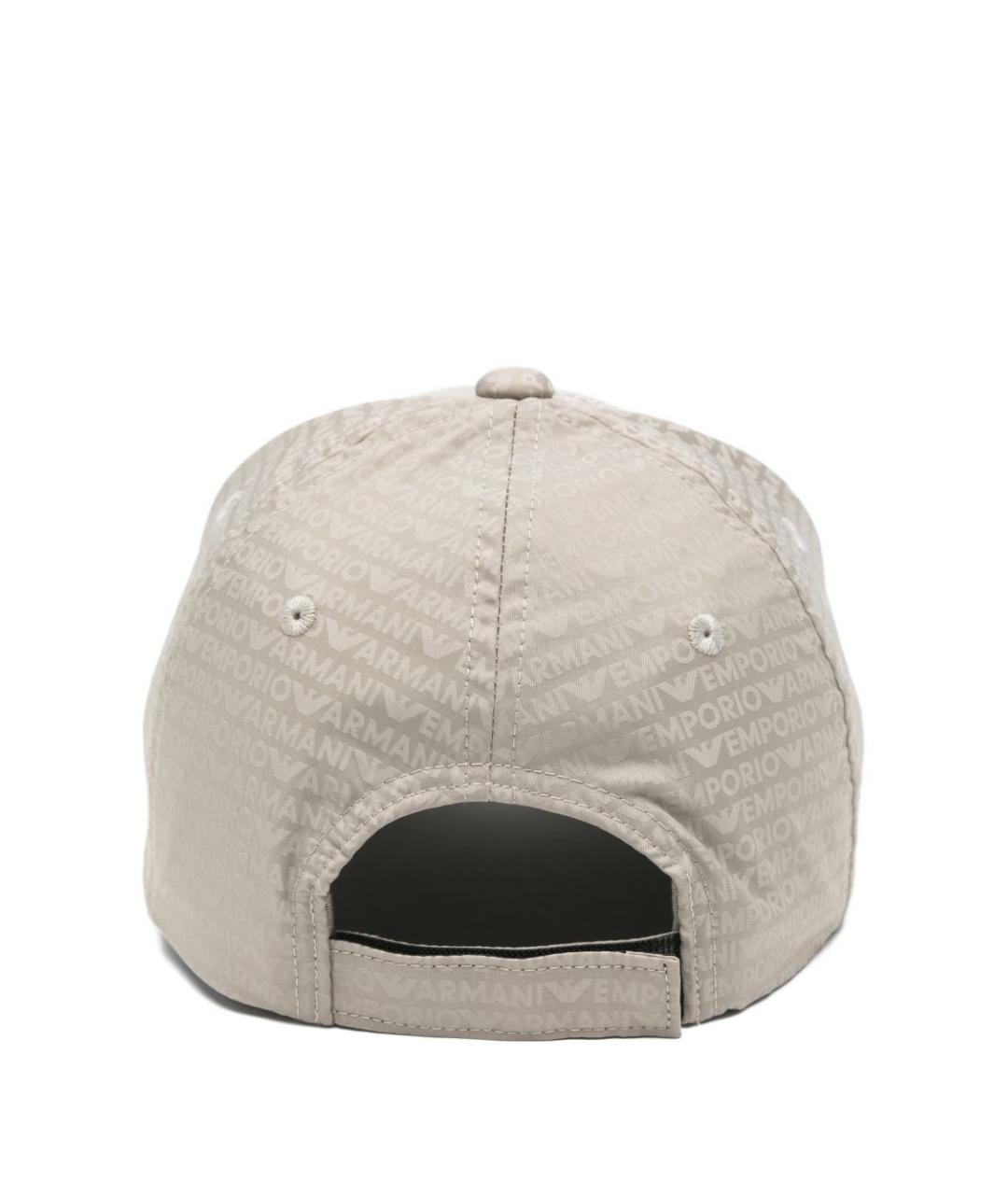 EMPORIO ARMANI Серая кепка/бейсболка, фото 3