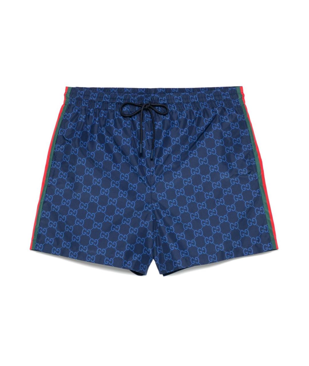 GUCCI Синие полиэстеровые плавки, фото 1