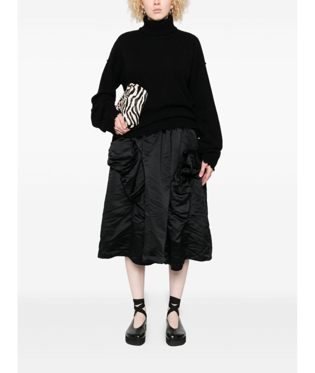 UMA WANG Черный кашемировый джемпер / свитер, фото 4