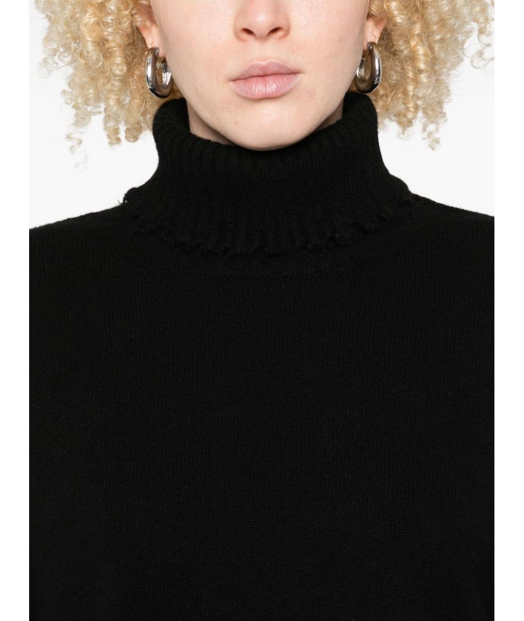 UMA WANG Черный кашемировый джемпер / свитер, фото 5