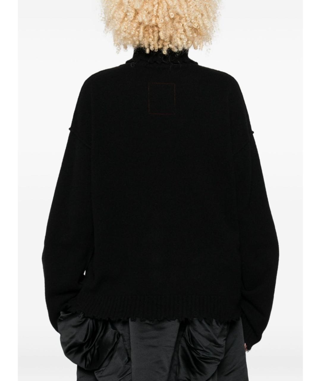 UMA WANG Черный кашемировый джемпер / свитер, фото 3