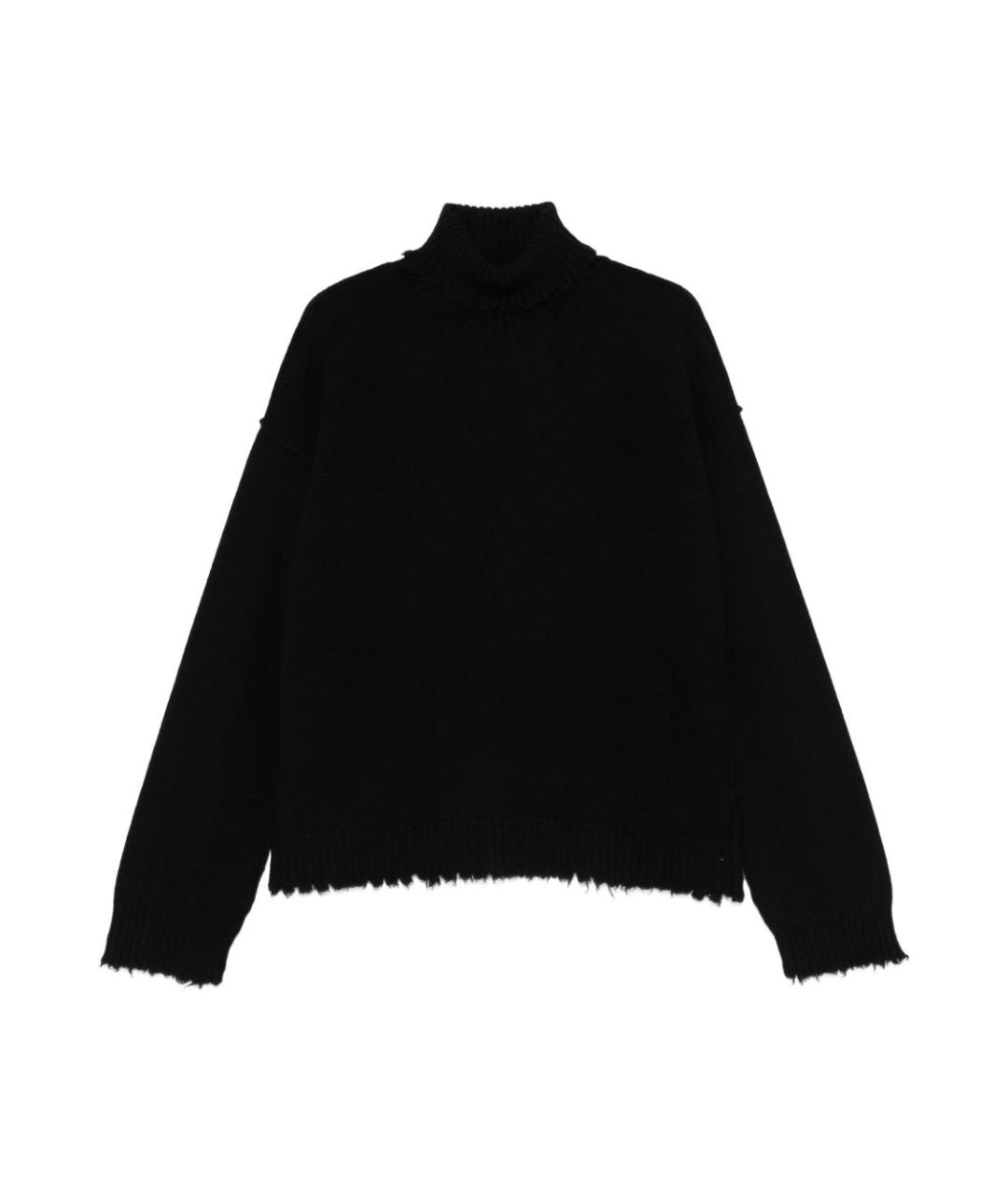 UMA WANG Черный кашемировый джемпер / свитер, фото 1