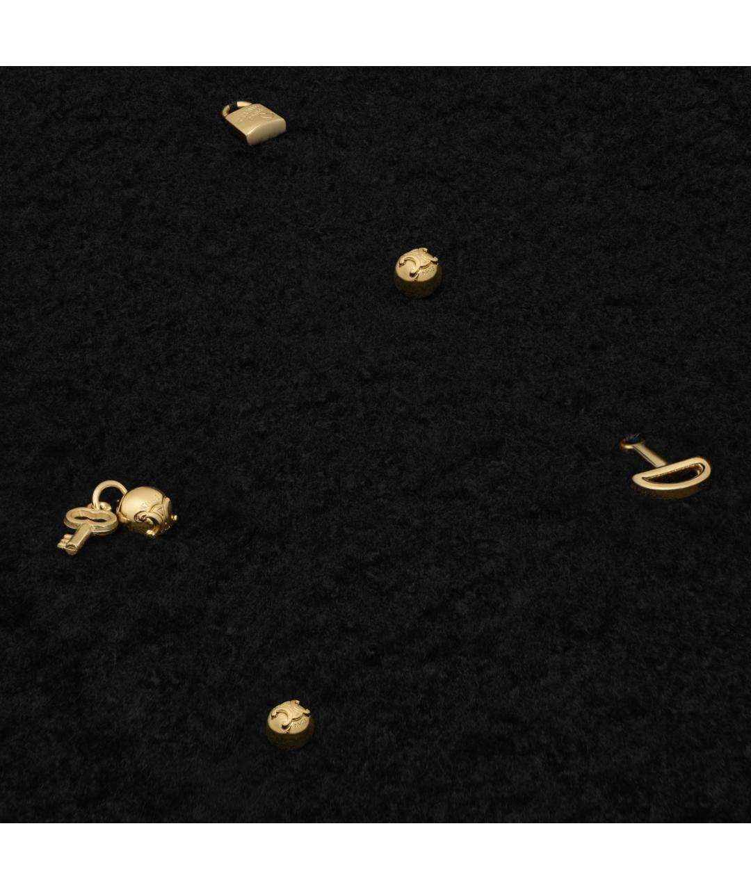 CELINE Черный кашемировый жакет/пиджак, фото 5