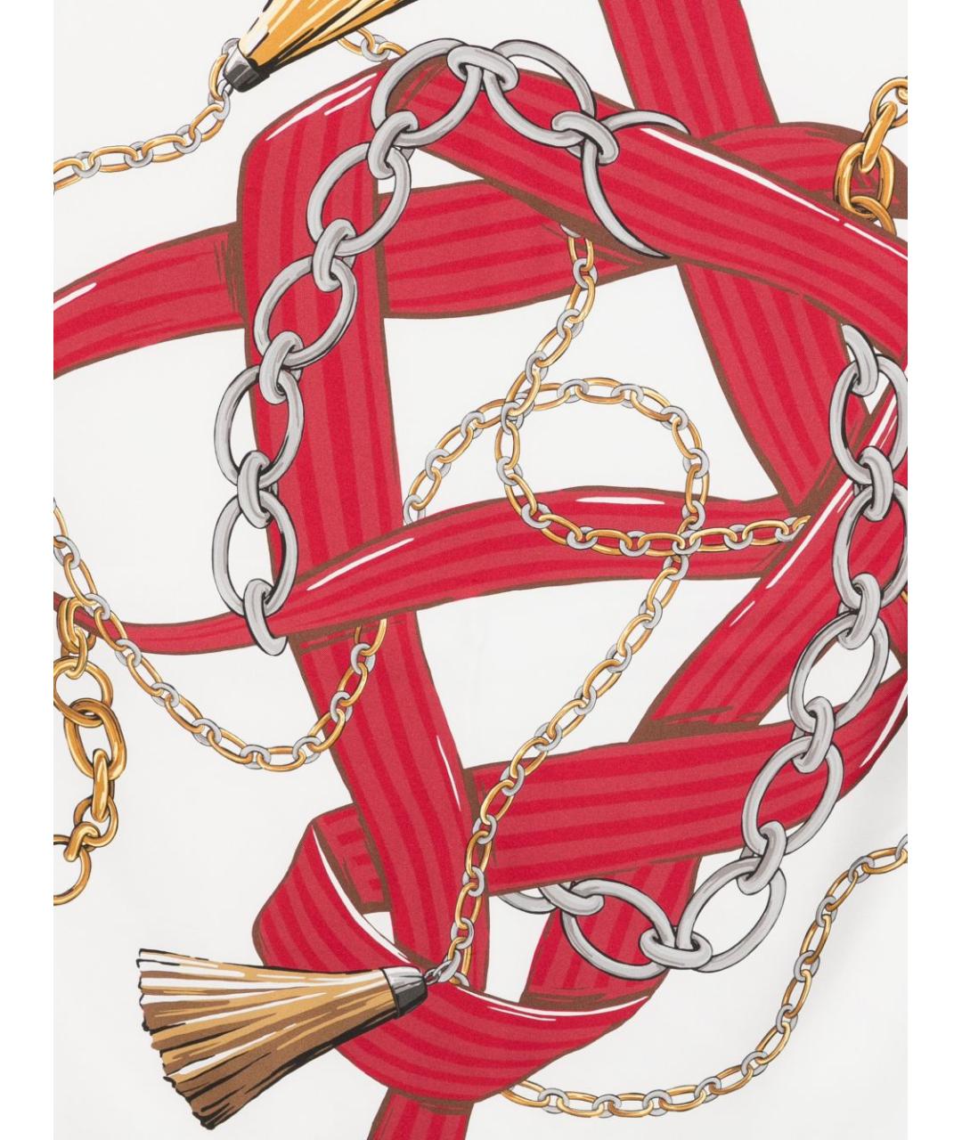 CELINE Синий шелковый шарф, фото 2