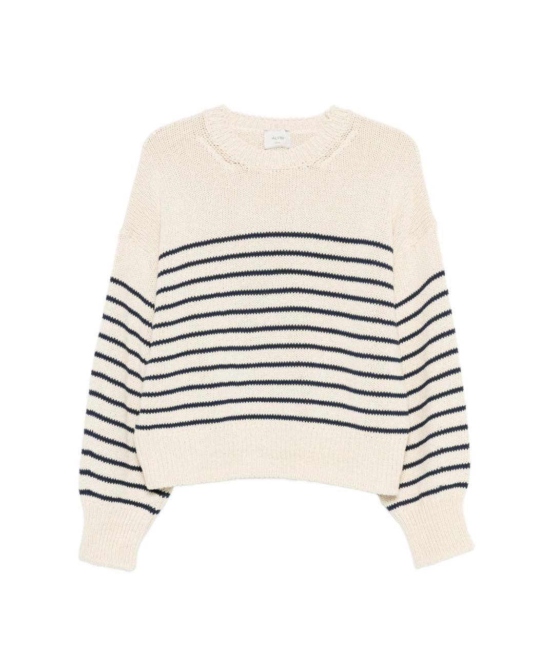 ALYSI Белый джемпер / свитер, фото 1