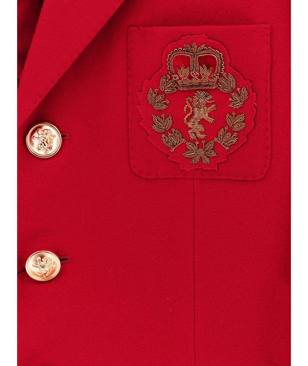 SAINT LAURENT Красный шерстяной жакет/пиджак, фото 4