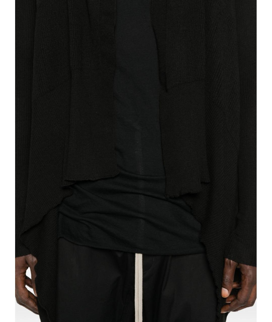 RICK OWENS Черный кардиган, фото 2