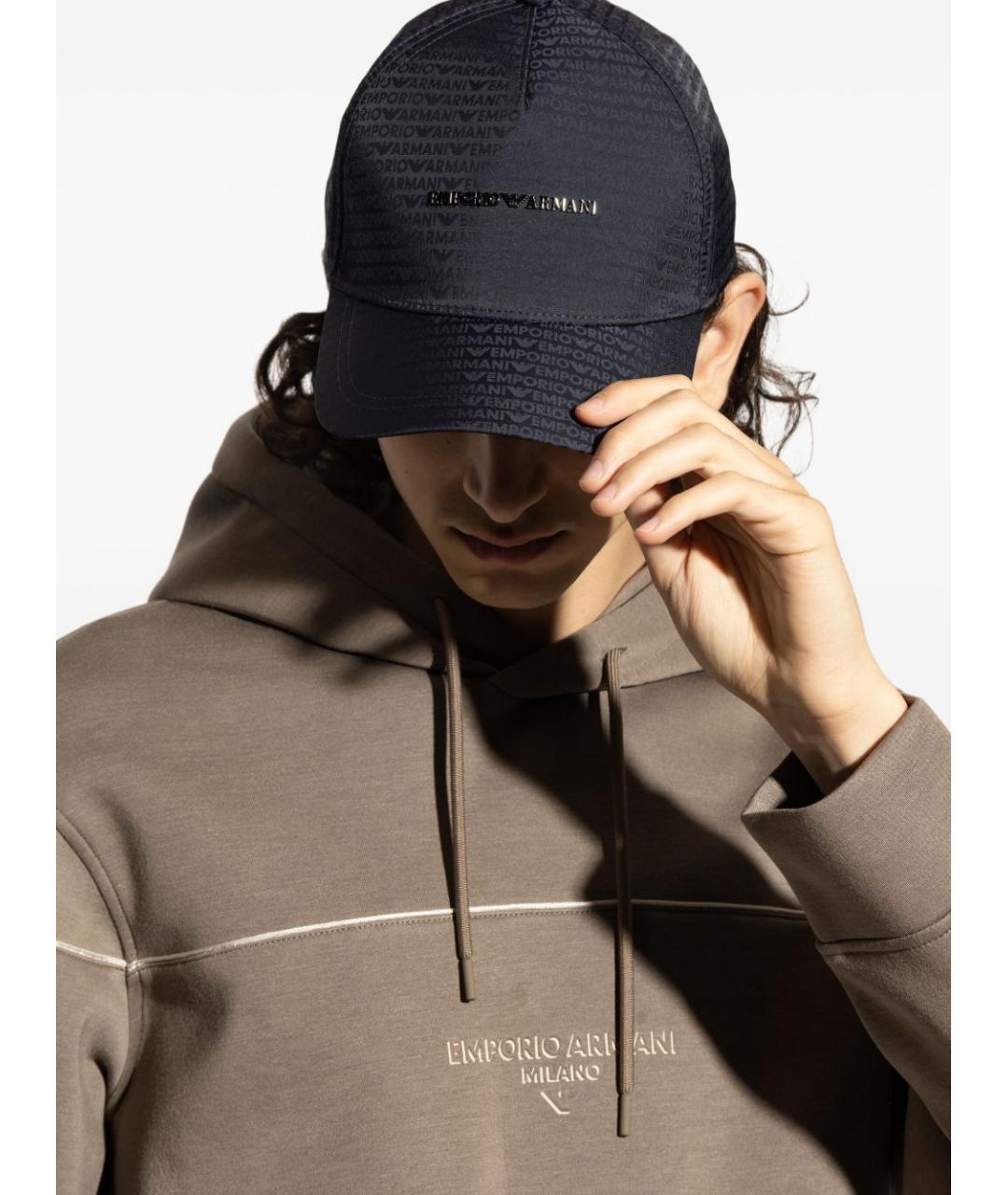 EMPORIO ARMANI Синяя кепка/бейсболка, фото 3