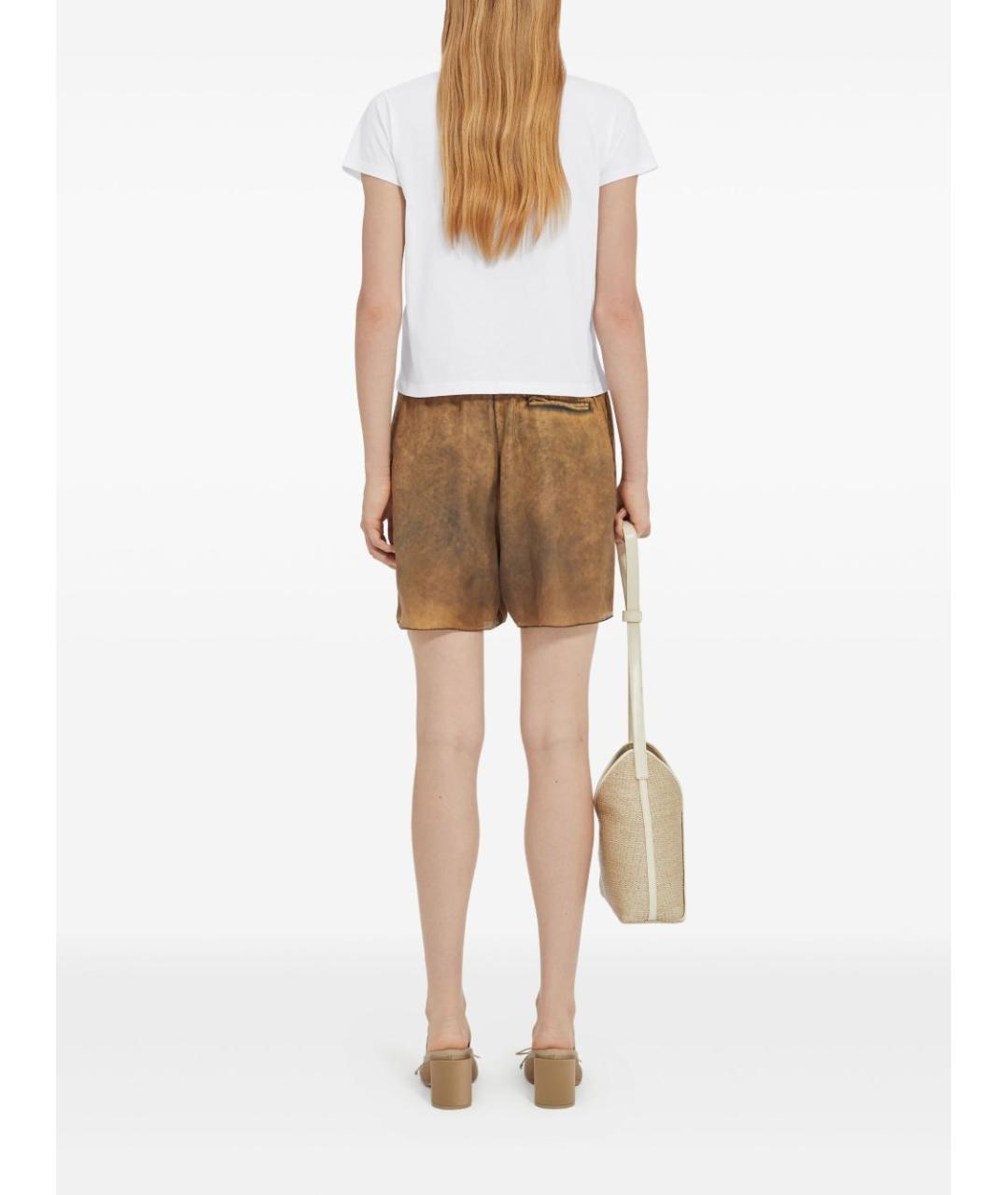 MM6 MAISON MARGIELA Белая хлопковая футболка, фото 4