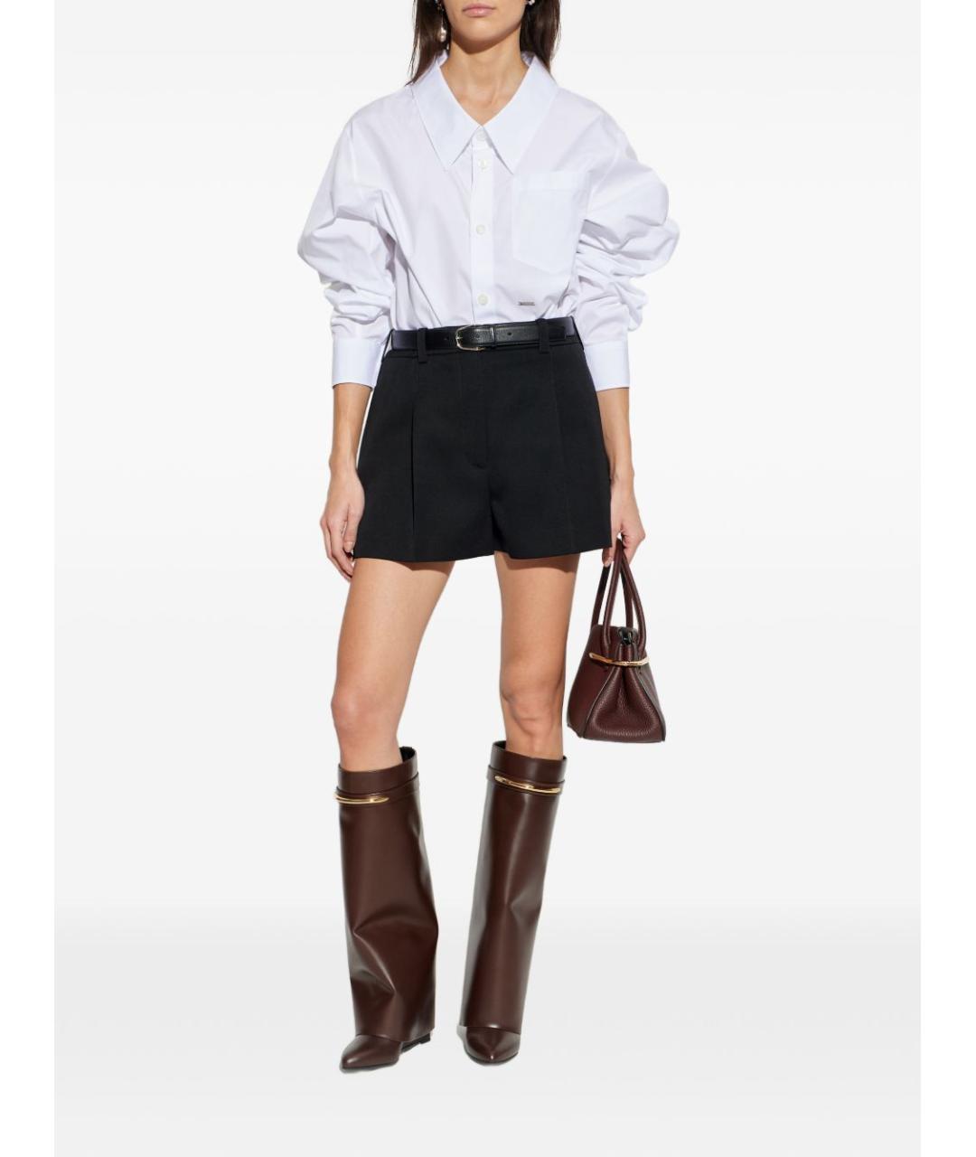 GIVENCHY Черные шерстяные шорты, фото 2