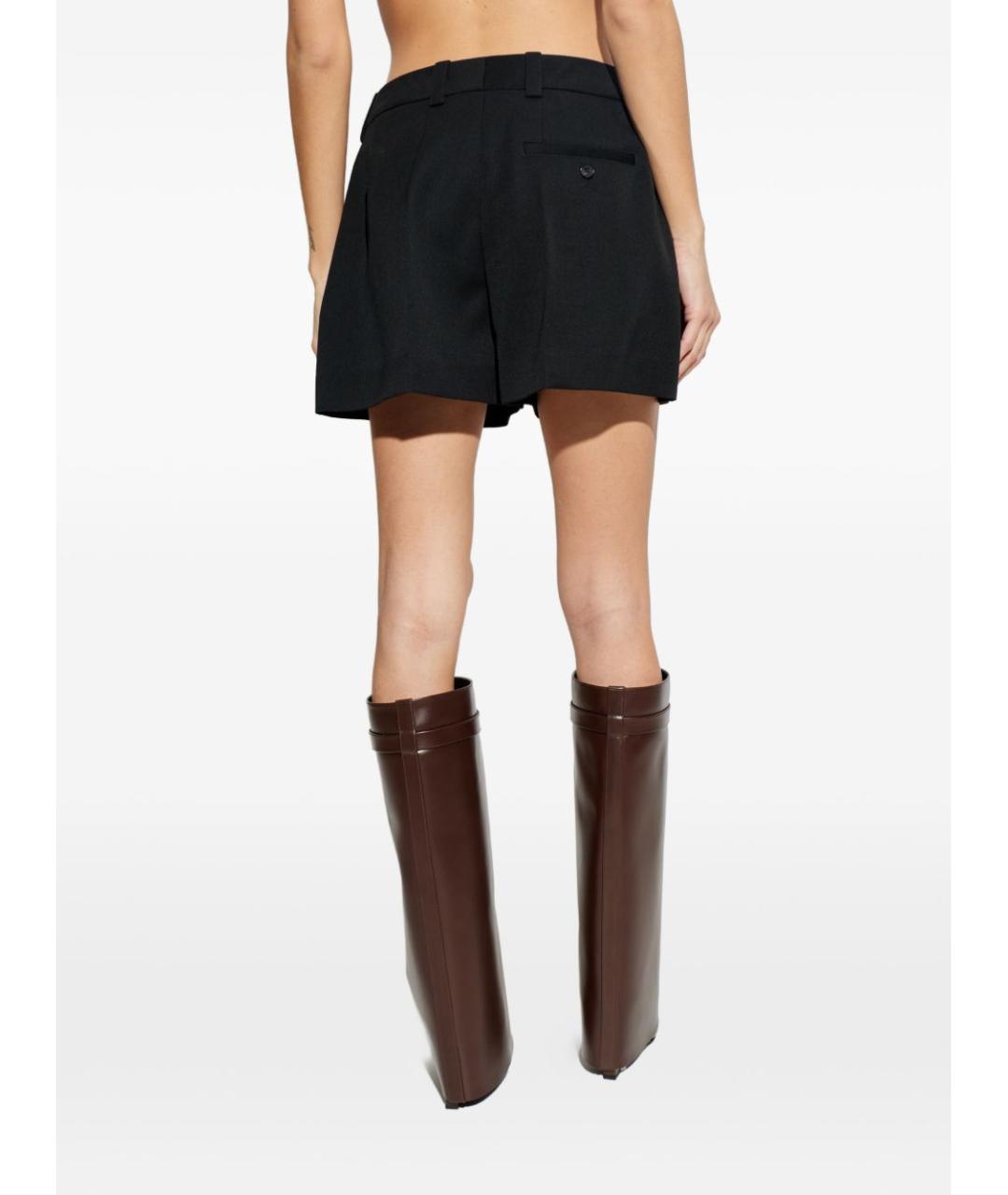 GIVENCHY Черные шерстяные шорты, фото 4