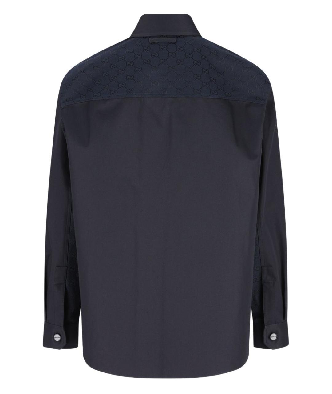 GUCCI Синяя хлопковая куртка, фото 2