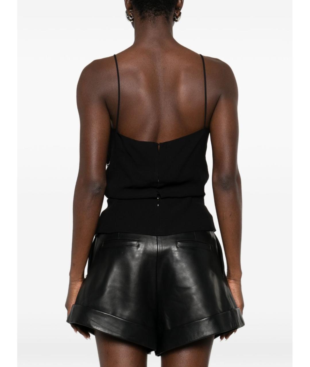 IRO Черная полиэстеровая майка, фото 2