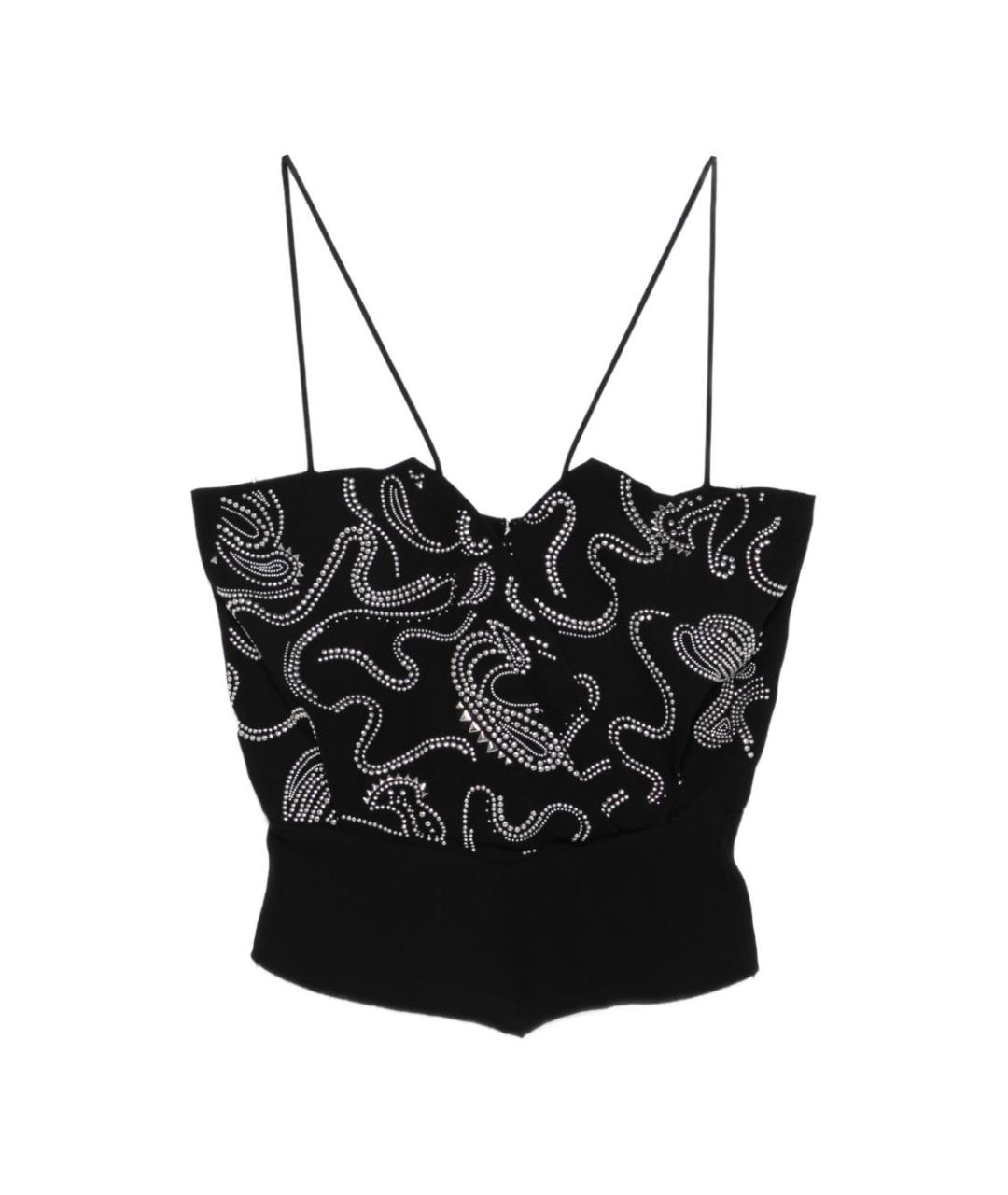 IRO Черная полиэстеровая майка, фото 1