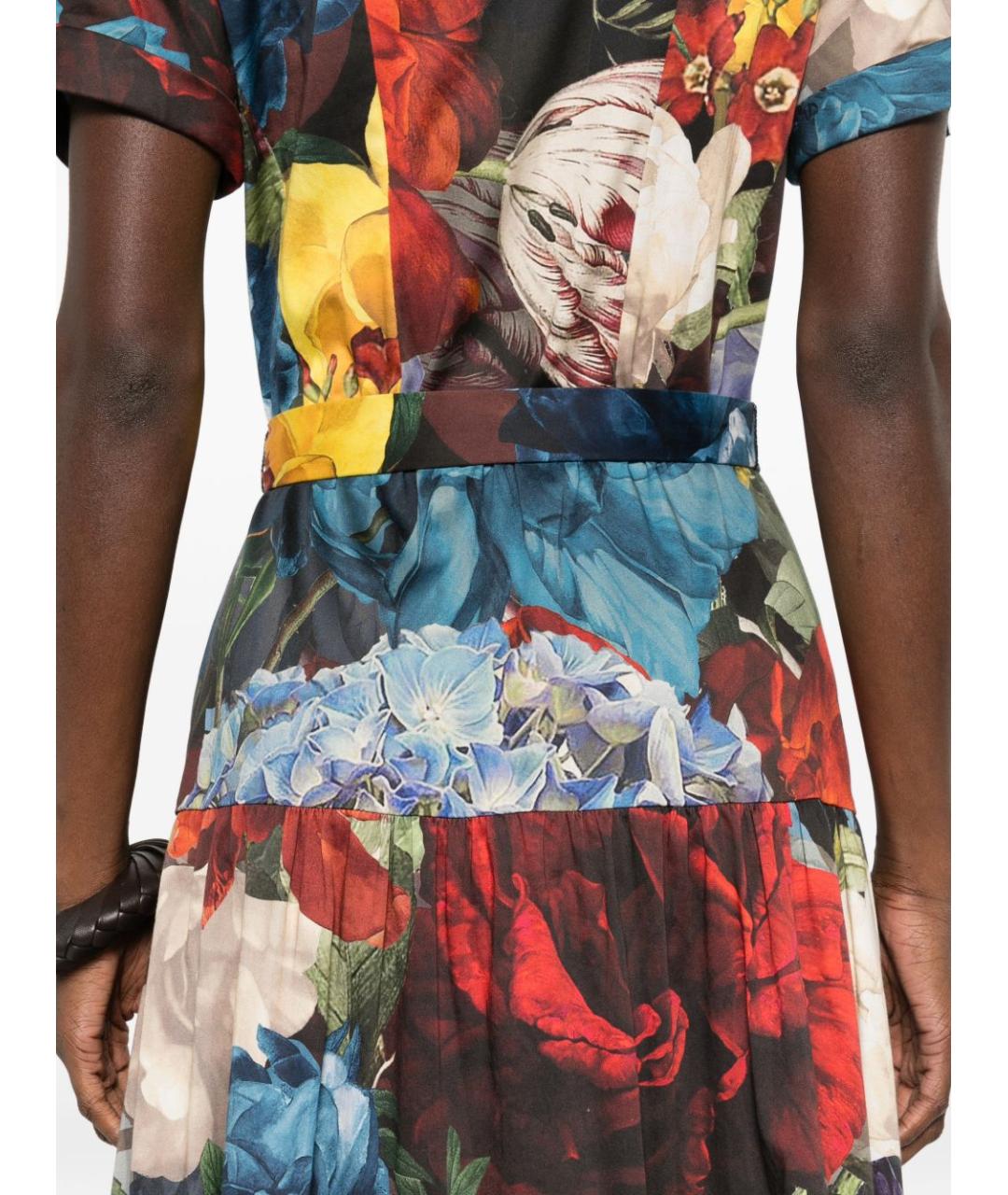 ALICE+OLIVIA Мульти хлопковое платье, фото 4