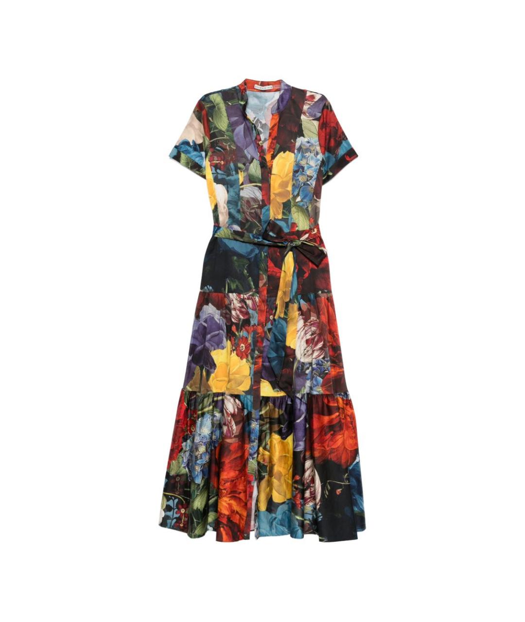 ALICE+OLIVIA Мульти хлопковое платье, фото 1