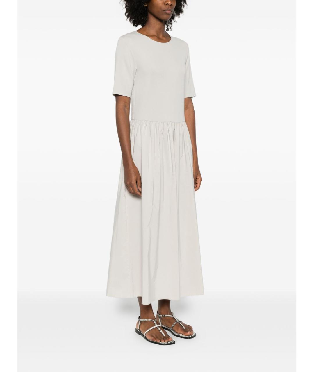 EMPORIO ARMANI Серое повседневное платье, фото 4