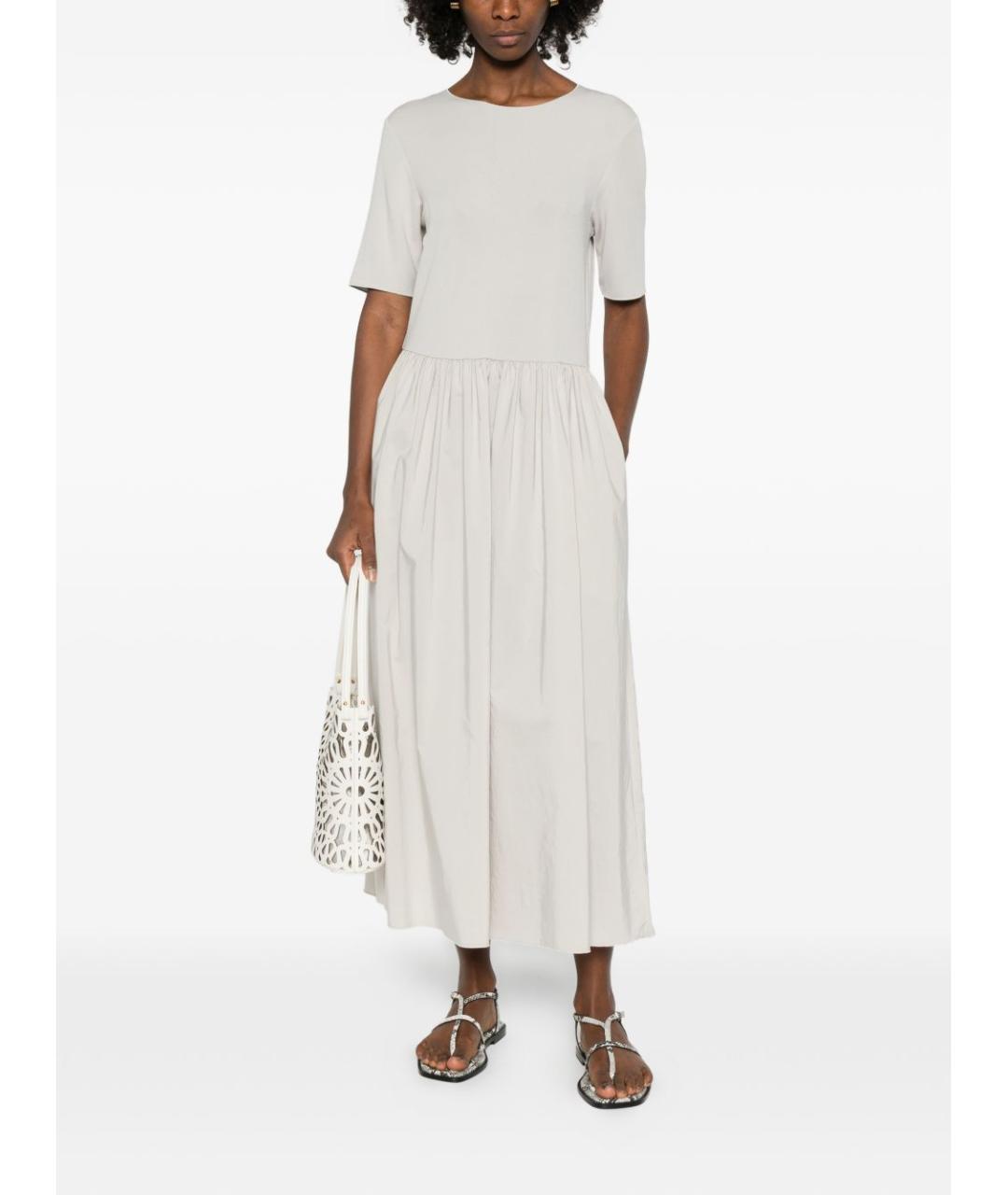 EMPORIO ARMANI Серое повседневное платье, фото 5