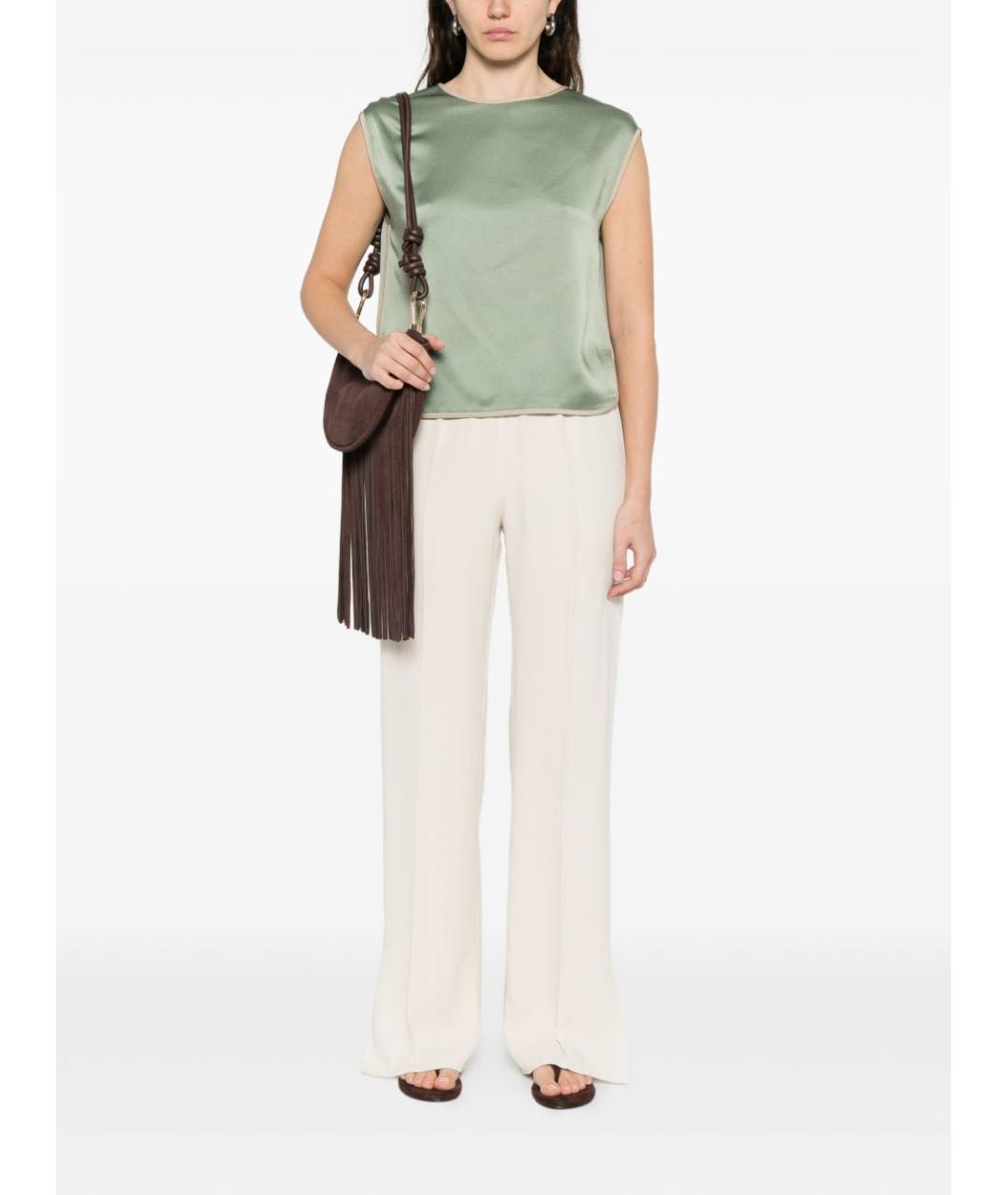 FORTE FORTE Зеленая блузы, фото 4