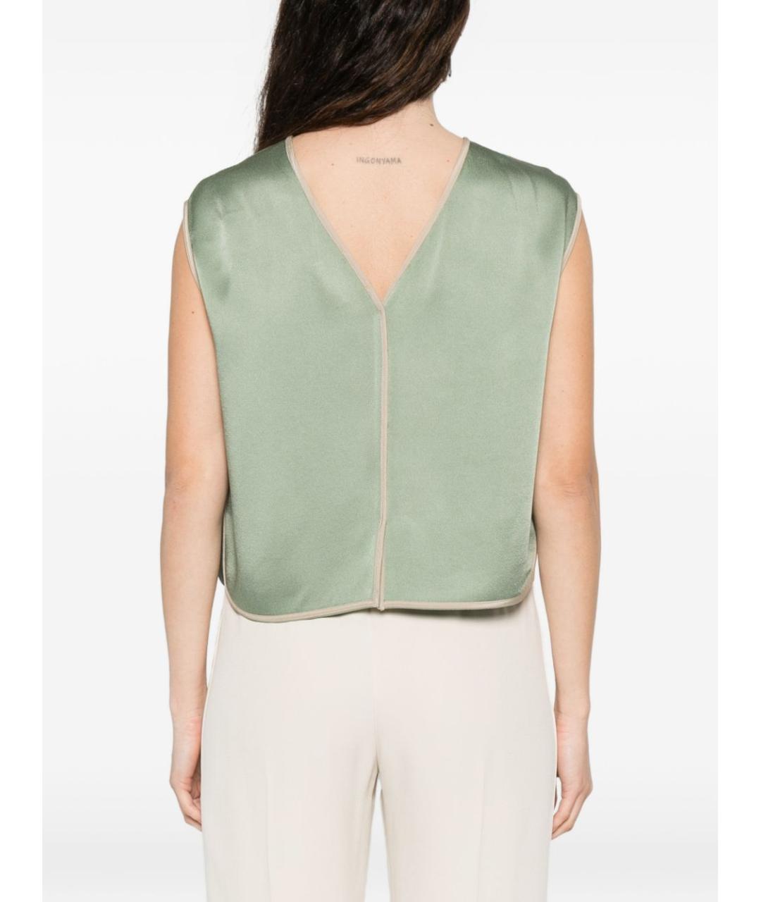 FORTE FORTE Зеленая блузы, фото 2