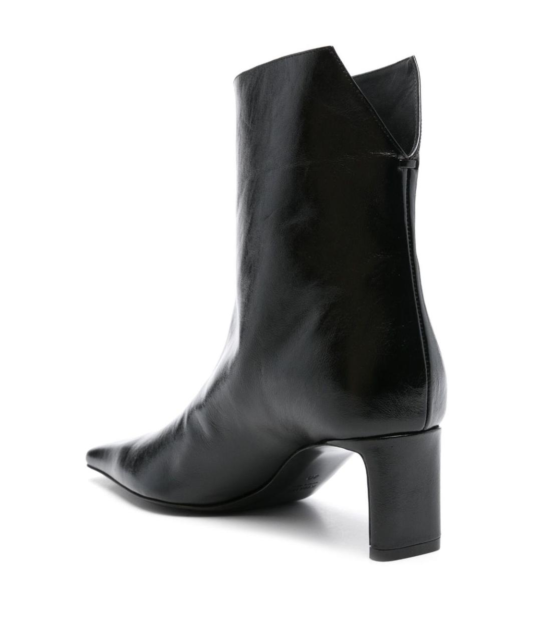 KHAITE Черные кожаные сапоги, фото 3