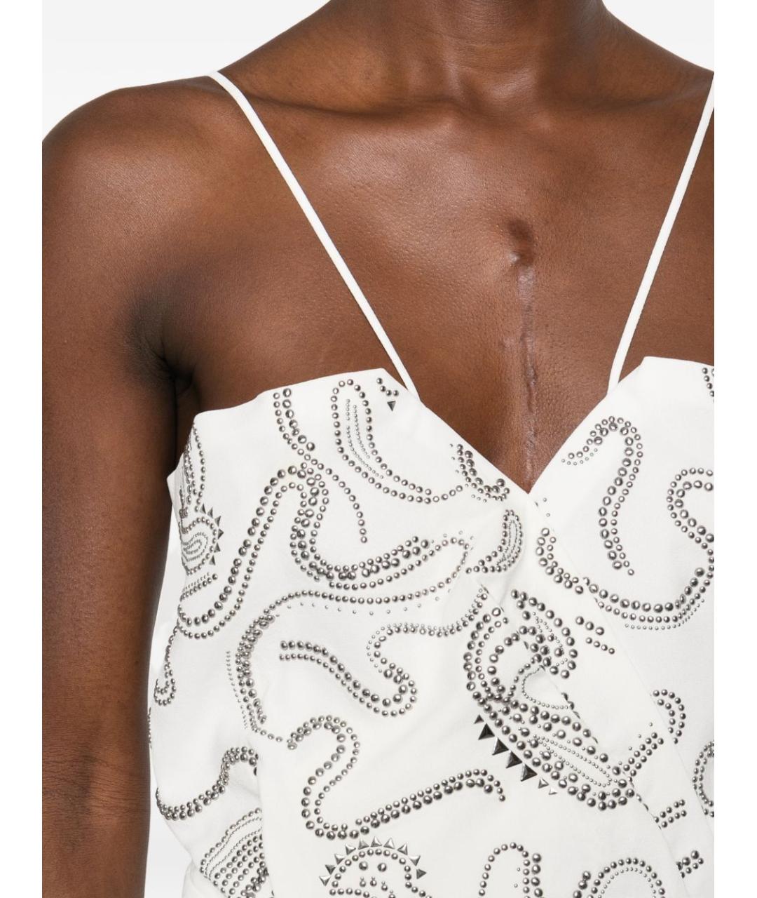 IRO Белая полиэстеровая майка, фото 4