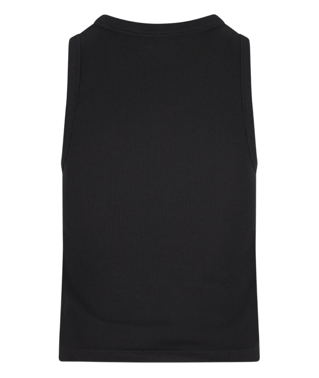 CELINE Черная хлопковая майка, фото 3